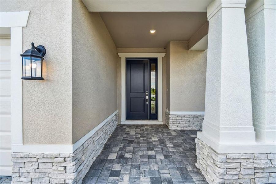 Exterior details and patio area of a home in Hawkstone, Sarasota (Image 21). Exterior details and patio area of a home in Hawkstone, Sarasota (Image 21).