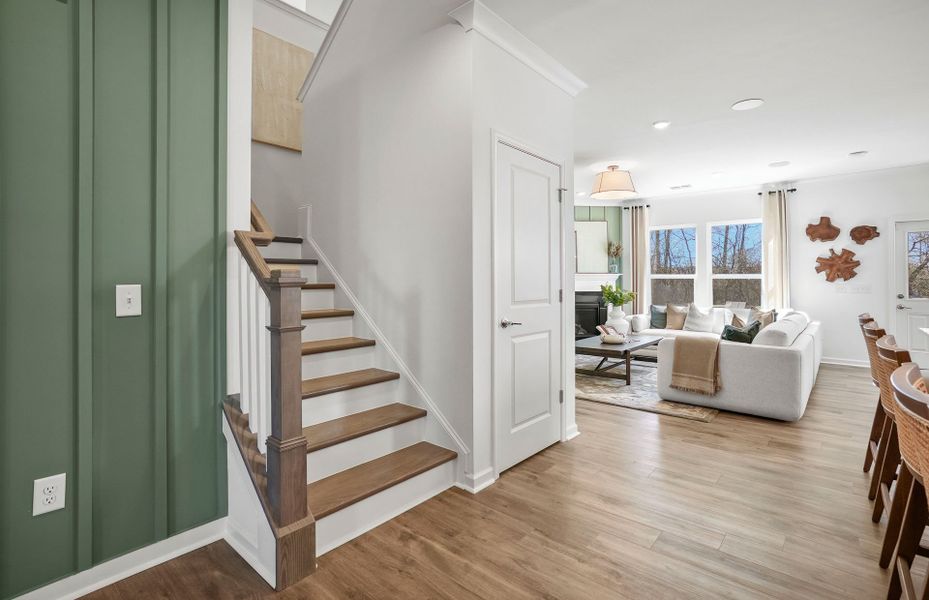 Representative furnished interior of a home built from the Marshall by Pulte Homes in The Retreat at Carolina Ridge, Harrisburg (Image 28).