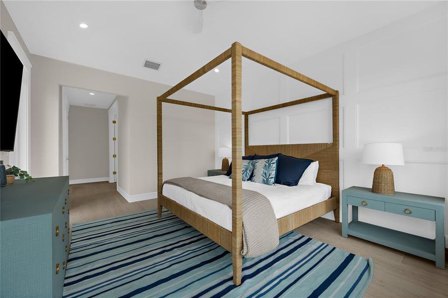 Furnished interior view inside a new home in , Sarasota (Image 34).