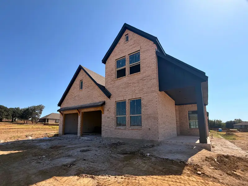 In-progress construction of a new home in Oak Ridge Park, Corinth, TX (Image 1). In-progress construction of a new home in Oak Ridge Park, Corinth, TX (Image 1).