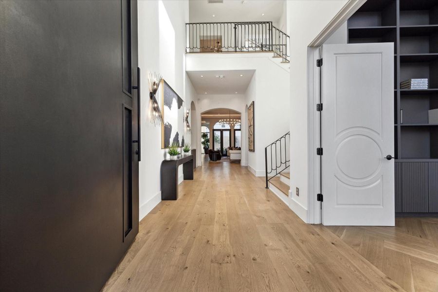 Grand foyer boasts a stunning presentation