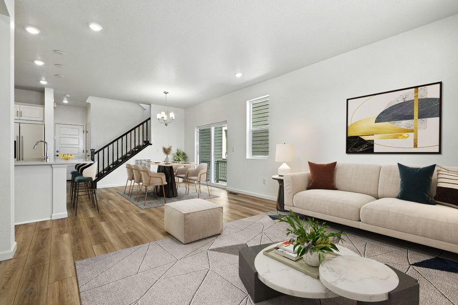 Furnished interior view inside a new home in Farmlore, Brighton (Image 5).
