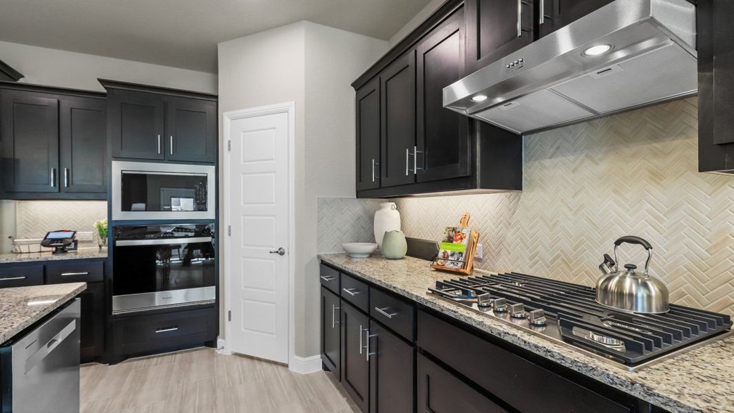 Close-up of interior finishes inside a home in Treeline, Justin (Image 19).