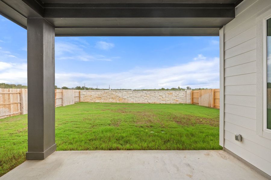 Exterior details and patio area of a home in Lagos Reserve, Manor (Image 28).