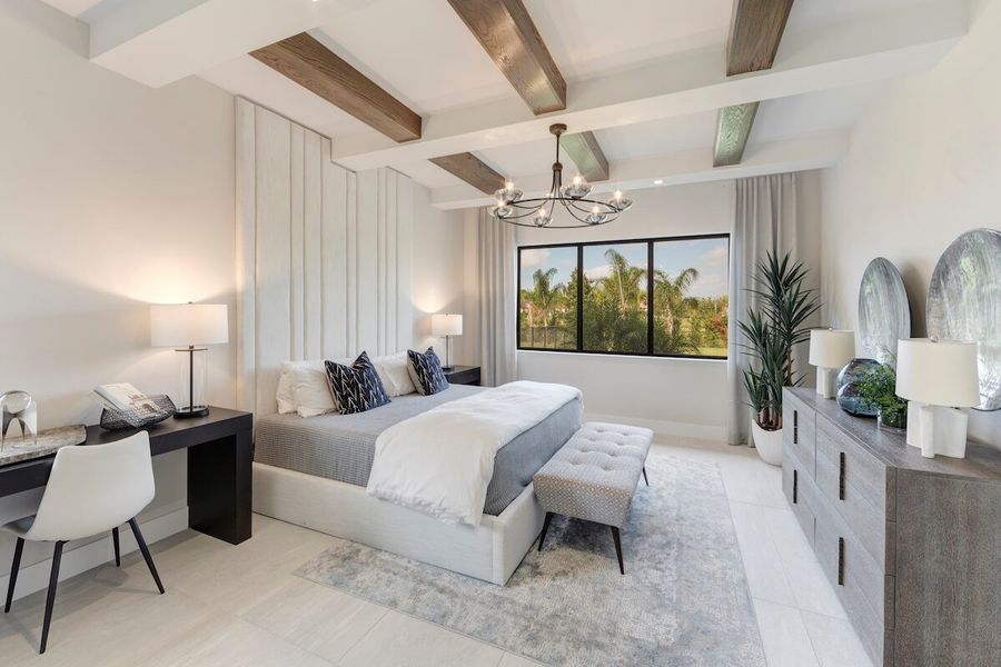 Representative furnished interior of a home built from the Fairway by CC Homes in Maple Ridge, Ave Maria (Image 8).