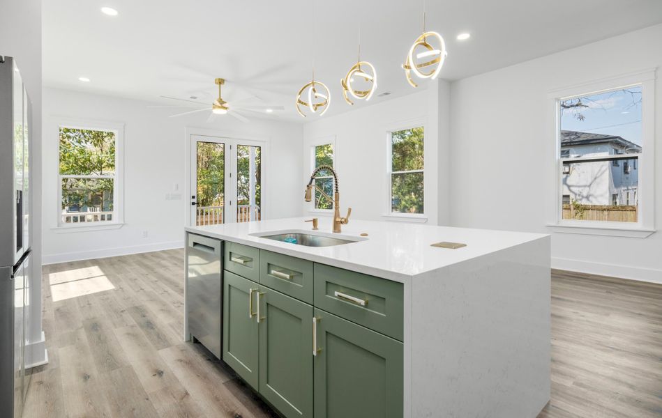 Furnished interior view inside a new home in , North Charleston (Image 10).