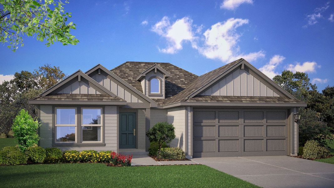 Representative exterior photo of a completed home built from the DENTON by D.R. Horton in Longhorn Estates, Fort Worth, TX (Image 21). Representative exterior photo of a completed home built from the DENTON by D.R. Horton in Longhorn Estates, Fort Worth, TX (Image 21).