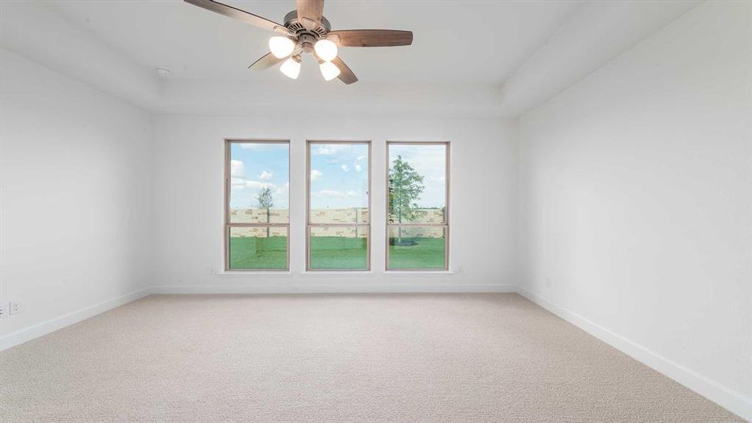 Spacious, unfurnished interior of a new home in Trinity Falls 45', McKinney (Image 27). Spacious, unfurnished interior of a new home in Trinity Falls 45', McKinney (Image 27).