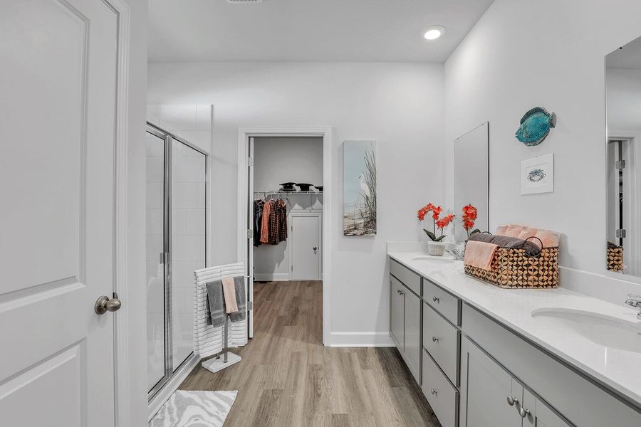 Furnished interior view inside a new home in , Yemassee (Image 33). Furnished interior view inside a new home in , Yemassee (Image 33).