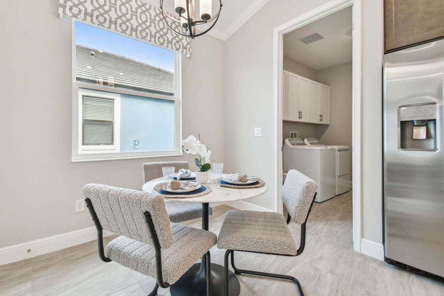 Representative furnished interior of a home built from the 50' Sweetwater by William Ryan Homes in Tamarack at Two Rivers, Zephyrhills (Image 45).