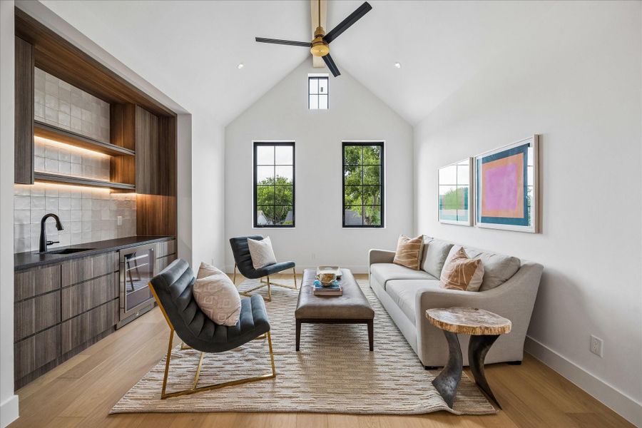 Furnished interior view inside a new home in , Houston (Image 16).
