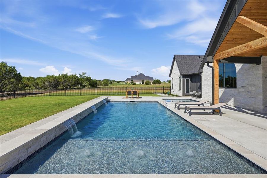 Exterior details and patio area of a home in , Cresson (Image 4). Exterior details and patio area of a home in , Cresson (Image 4).