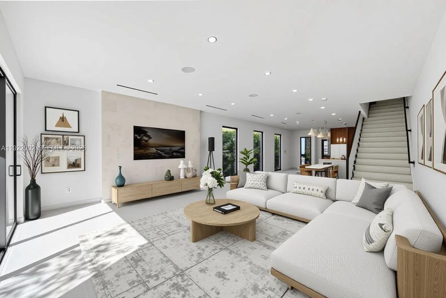 Rendering of Living Room Rendering of Living Room