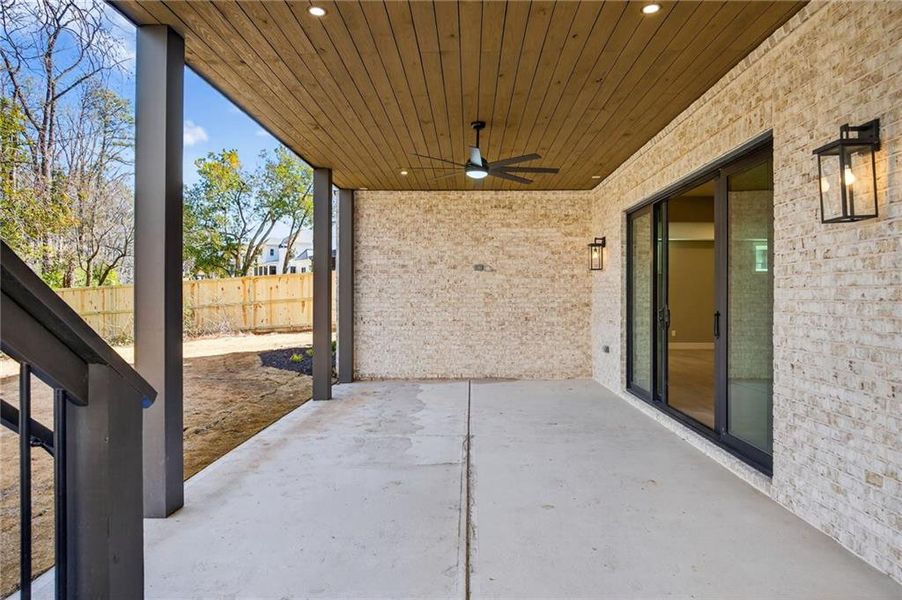 Exterior details and patio area of a home in , Brookhaven (Image 3). Exterior details and patio area of a home in , Brookhaven (Image 3).