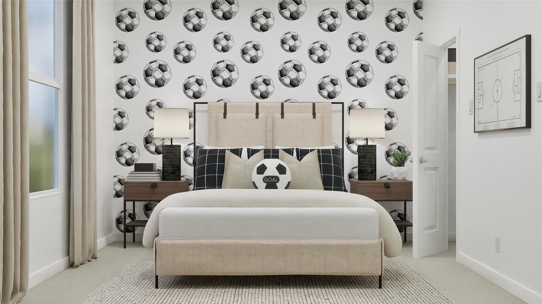 Furnished interior view inside a new home in Waterstone, Kyle (Image 5).