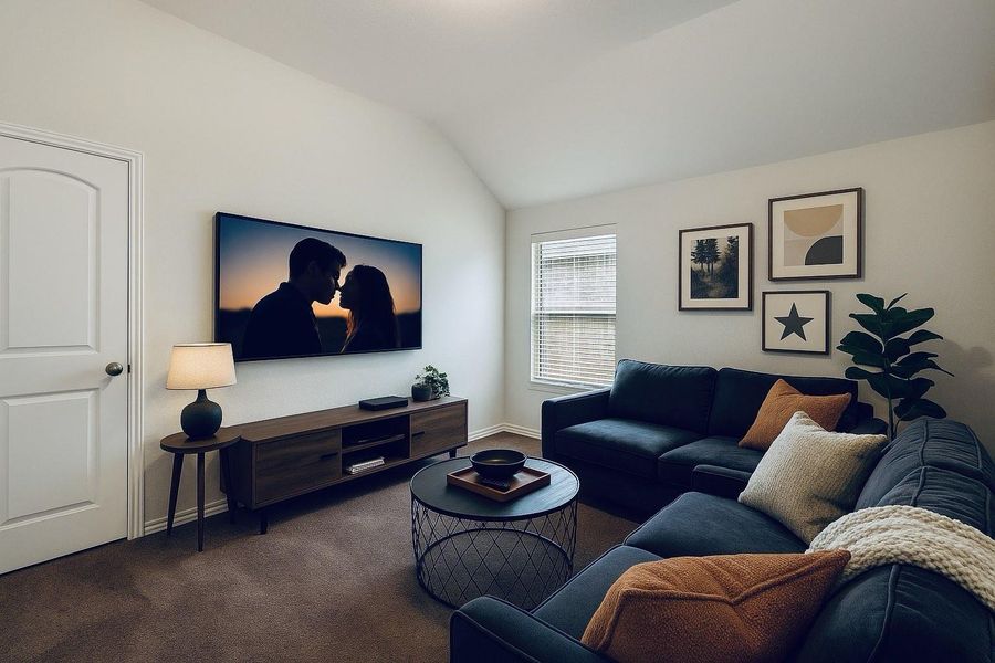 Furnished interior view inside a new home in , Katy (Image 10).