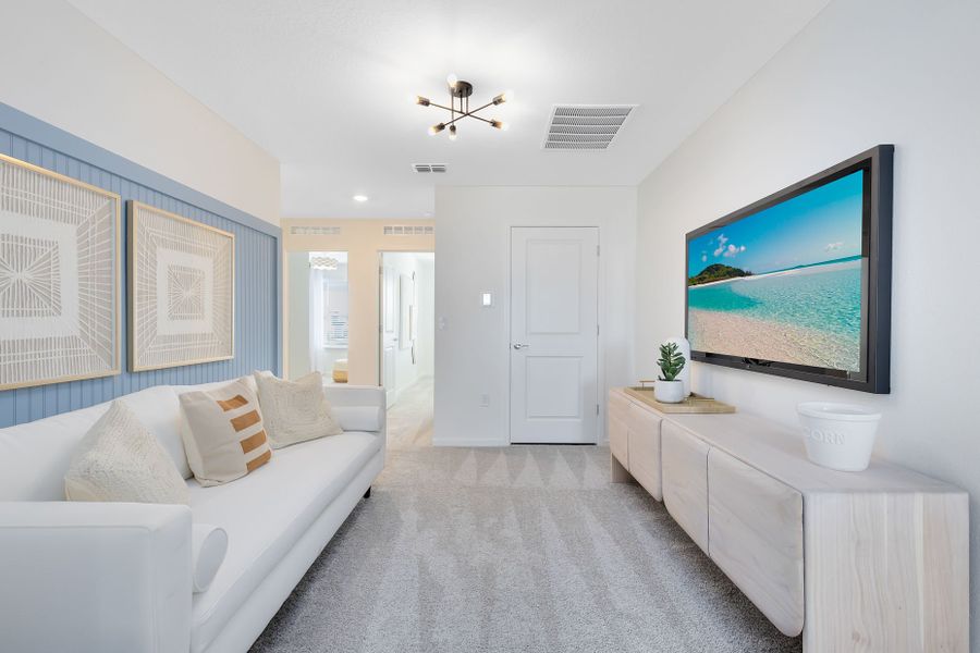 Furnished interior view inside a new home in Tohoqua, Kissimmee (Image 3).