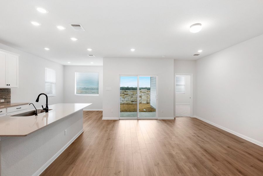 Representative unfurnished interior of a home built from the Cartwright by Ashton Woods in Rolling Glen, Hutto (Image 11).