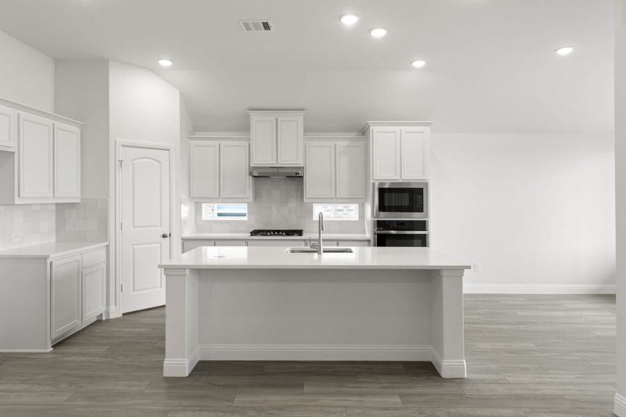 Furnished interior view inside a new home in Creekview Meadows, Pilot Point (Image 4).