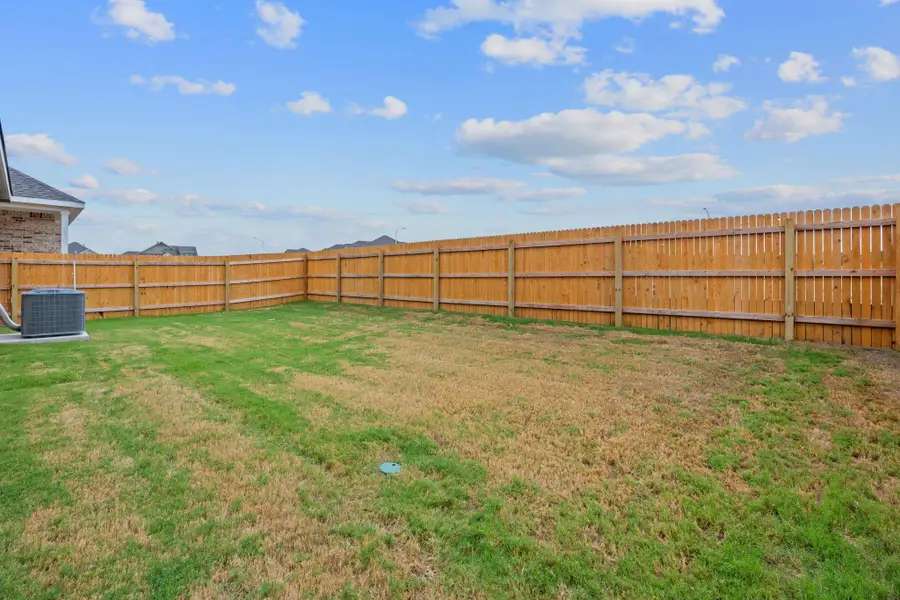 View of fenced backyard View of fenced backyard