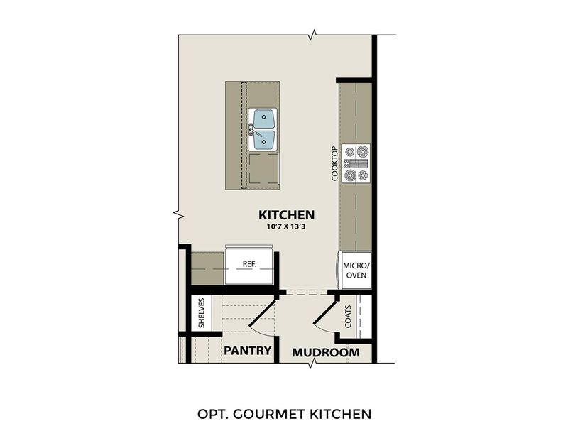 2D floor plan layout of this home in Lake Park Villas, Wylie, TX (Image 7).