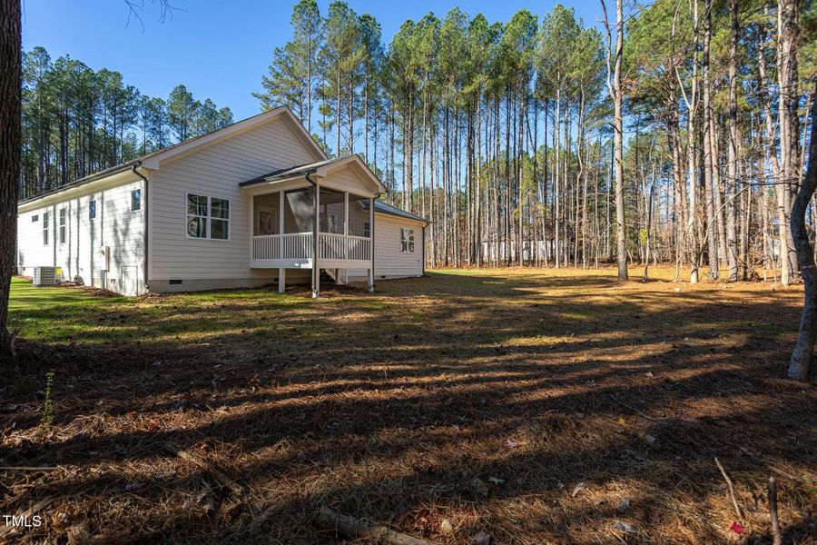 View of Spacious Back Yard