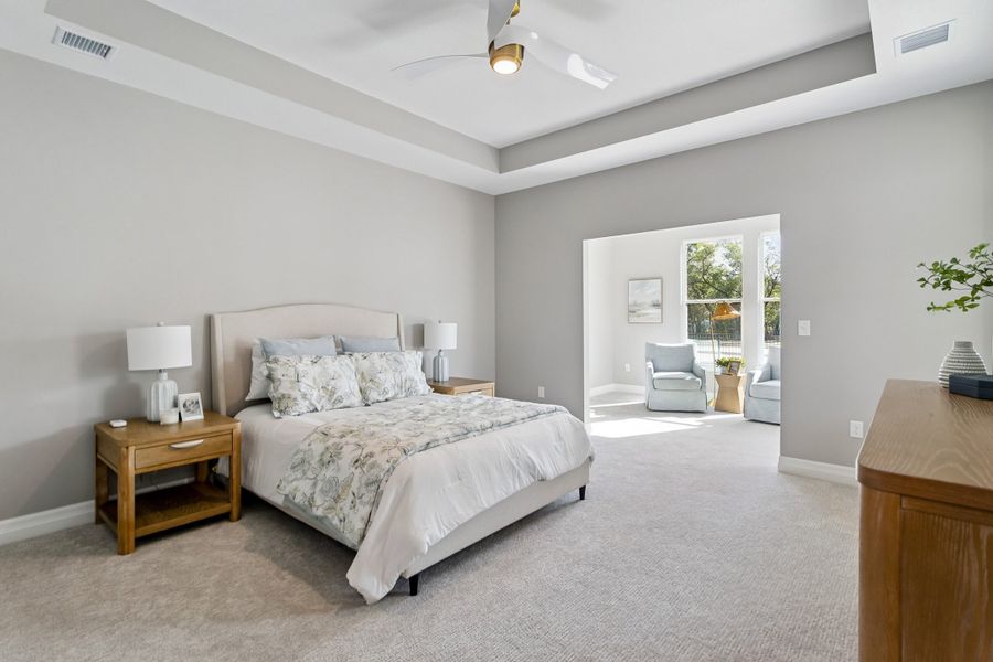 Furnished interior view inside a new home in The Courtyards at The Heritage, Andover (Image 7).