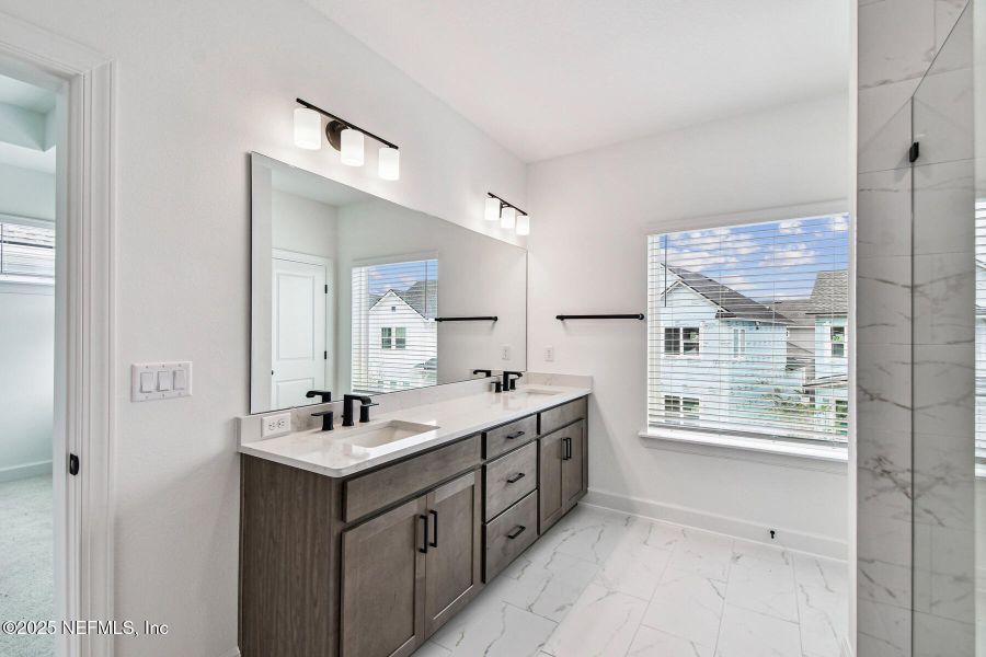 Furnished interior view inside a new home in Granville at eTown 34', Jacksonville (Image 4).