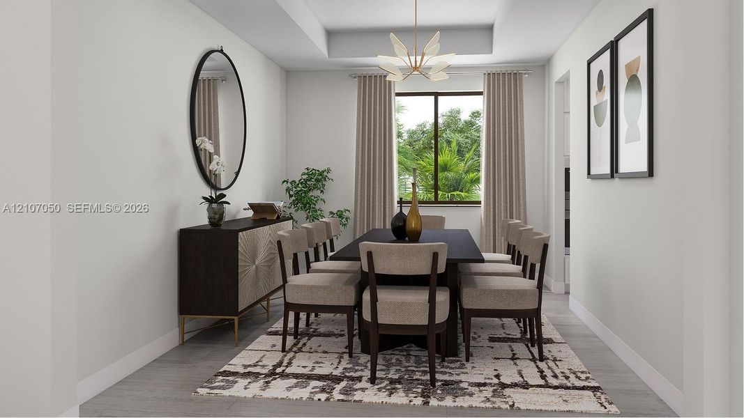 Furnished interior view inside a new home in Parkland Royale, Parkland (Image 3).
