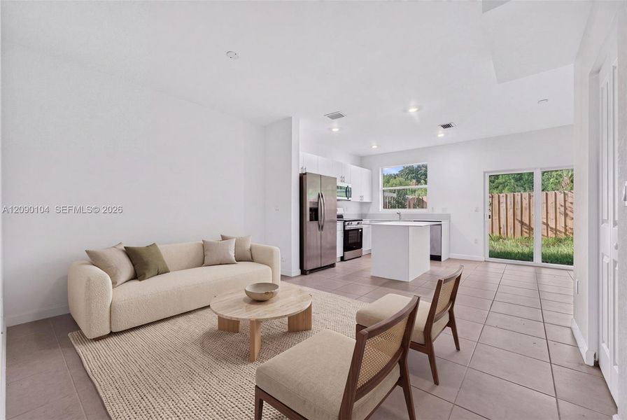 Furnished interior view inside a new home in , Homestead (Image 9).