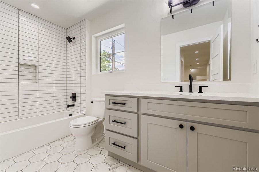 Furnished interior view inside a new home in , Denver (Image 18).