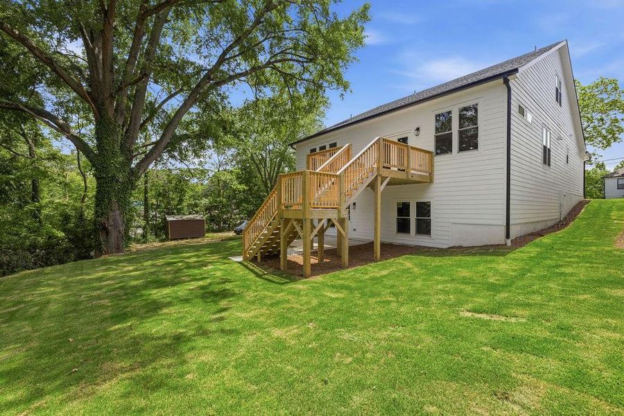 Exterior details and patio area of a home in , Marietta (Image 24).