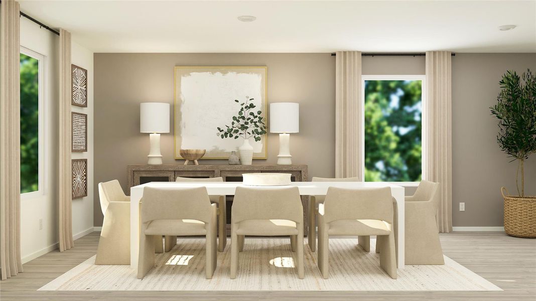 Furnished interior view inside a new home in The Grand Prairie, Hockley (Image 6).