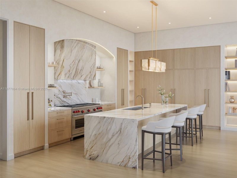 Furnished interior view inside a new home in , Miami (Image 6).