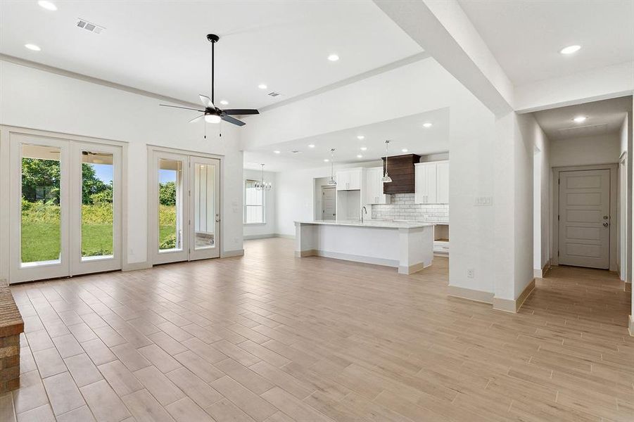 Furnished interior view inside a new home in Lucky Ridge, Boyd (Image 12).