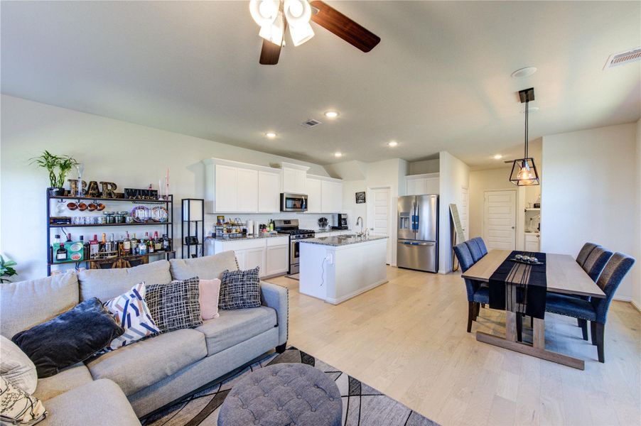 Furnished interior view inside a new home in , Katy (Image 40). Furnished interior view inside a new home in , Katy (Image 40).