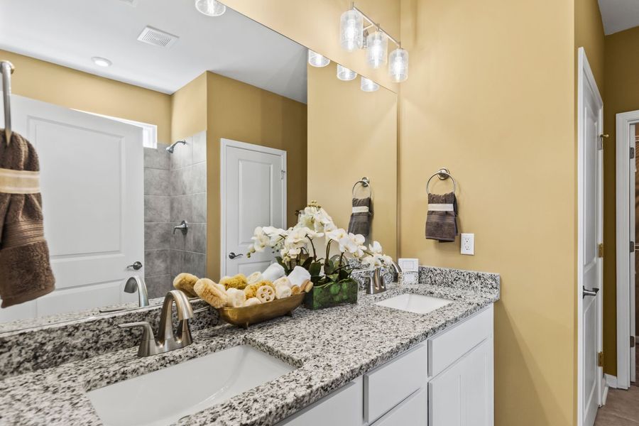 Representative furnished interior of a home built from the The Summerton by Stanley Martin Homes in Bridgeport Single Family Homes, Greenville (Image 12).