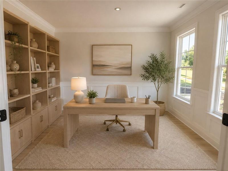 Furnished interior view inside a new home in Marble Tree, Ball Ground (Image 5).