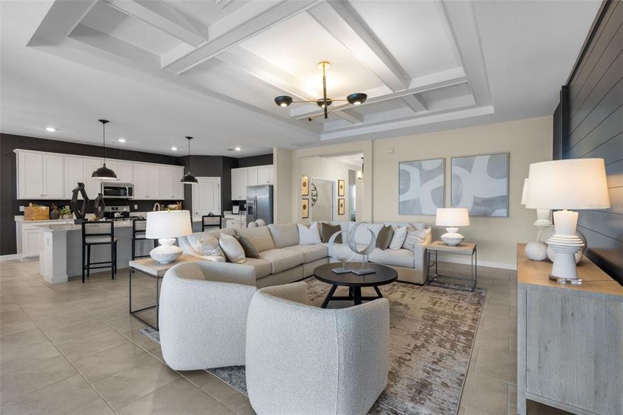 Furnished interior view inside a new home in Rye Ranch, Parrish (Image 4).