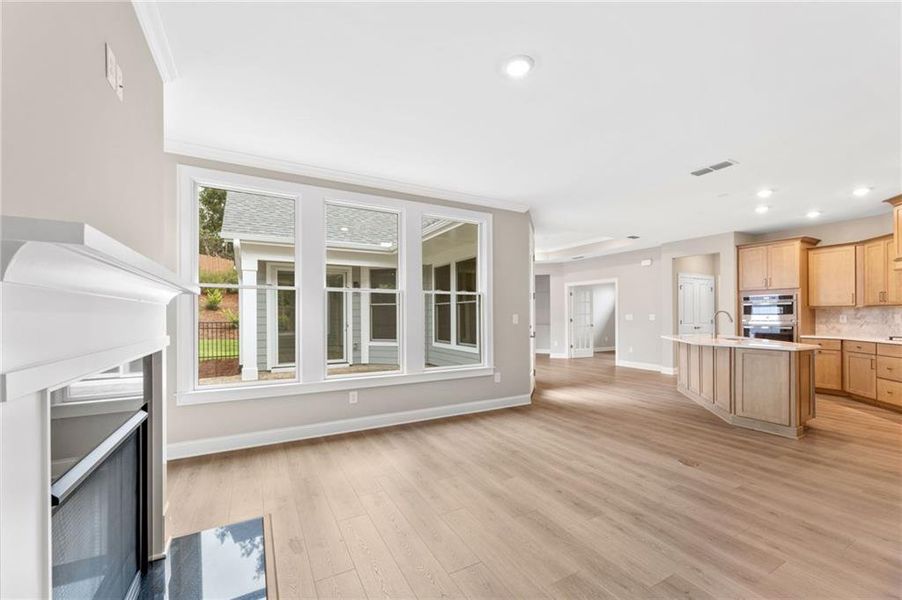 Spacious, unfurnished interior of a new home in The Courtyards at Bailey Farm, Dacula (Image 15).