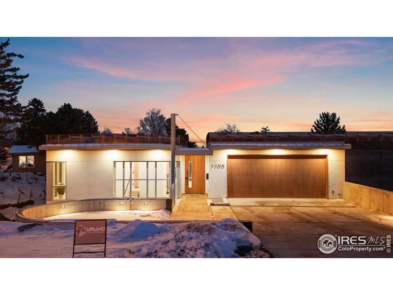 Front exterior of a new home in , Boulder, CO, highlighting curb appeal (Image 22).