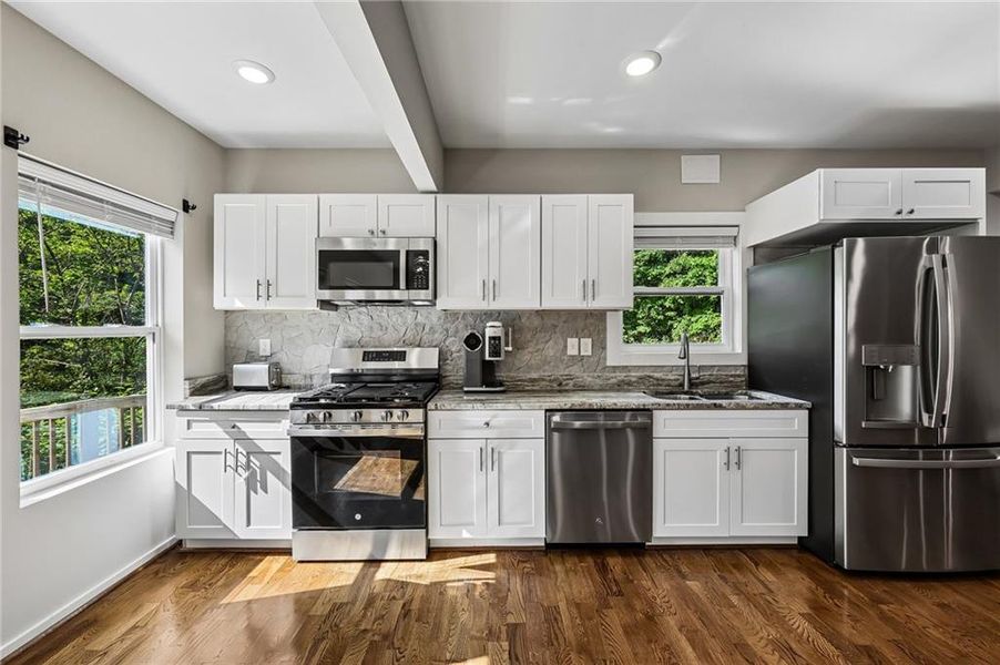 Furnished interior view inside a new home in , Flowery Branch (Image 31).