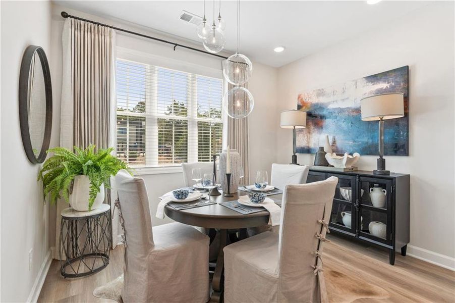Furnished interior view inside a new home in East Park Village, Kennesaw (Image 18).