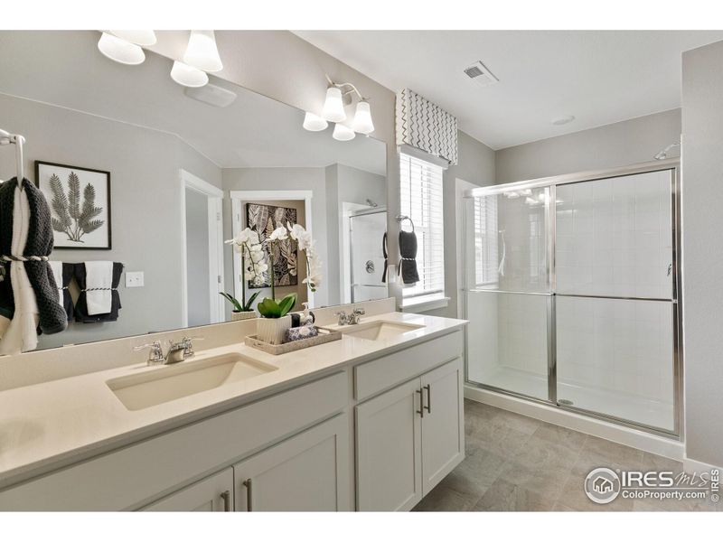 Furnished interior view inside a new home in Vista Meadows, Fort Lupton (Image 10). Furnished interior view inside a new home in Vista Meadows, Fort Lupton (Image 10).