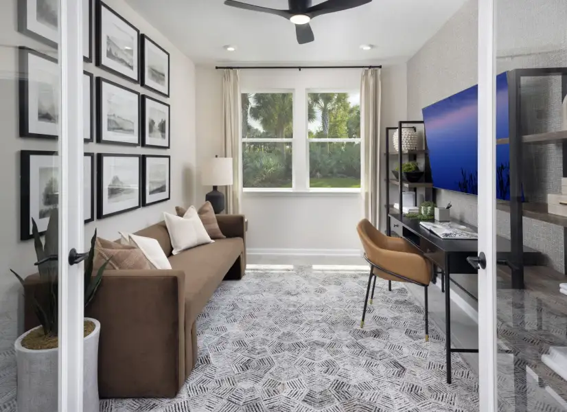 Furnished interior view inside a new home in RiverTown, St. Johns (Image 9).