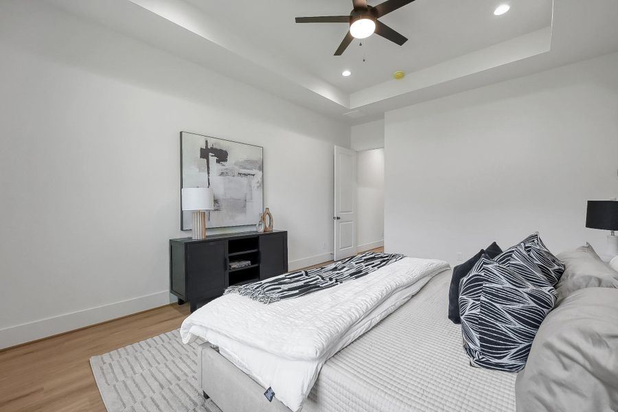 Furnished interior view inside a new home in , Willis (Image 15).