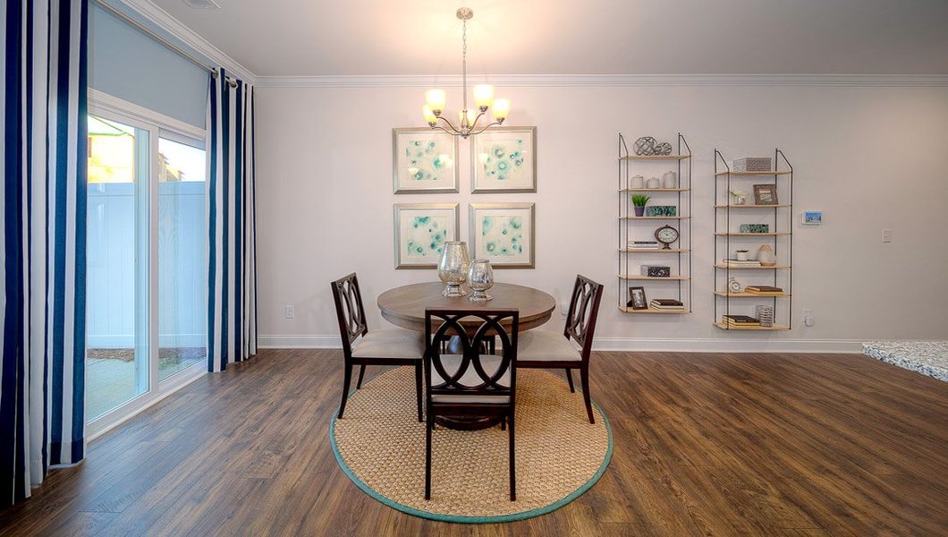 Representative furnished interior of a home built from the Lansing by D.R. Horton in Townes at Tap Root Farms, Fletcher (Image 11).