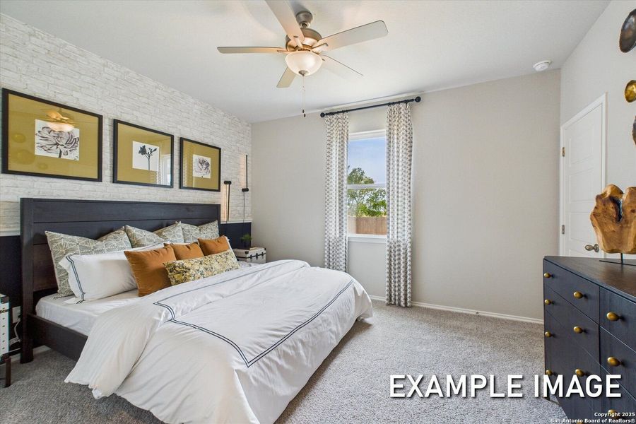 Furnished interior view inside a new home in Agave, San Antonio (Image 22).
