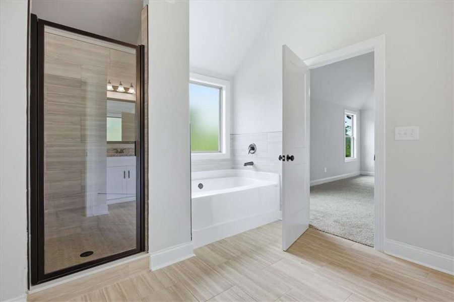 Furnished interior view inside a new home in , Stockbridge (Image 6).