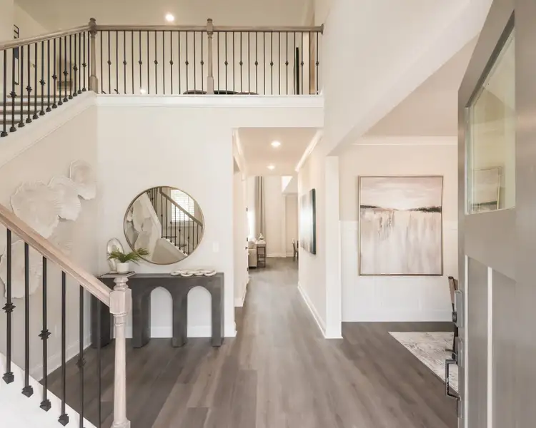 Furnished interior view inside a new home in Vines at Mill Creek - Legacy Series, Braselton (Image 4).